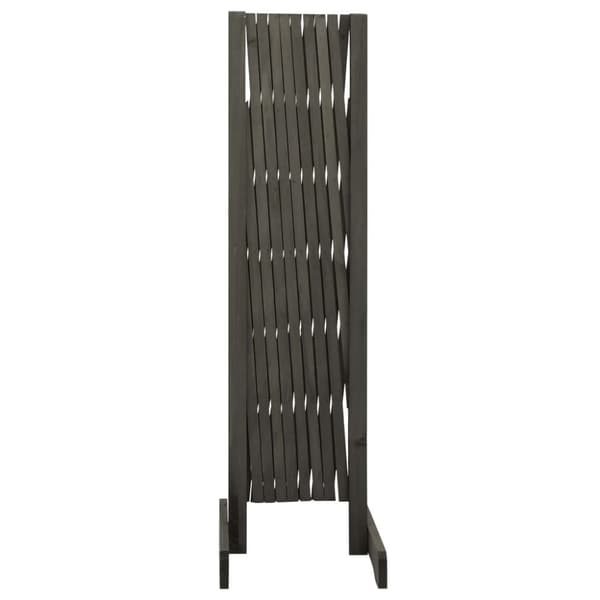 vidaXL espalier til haven 180x100 cm massivt fyrretræ grå - Havehegn