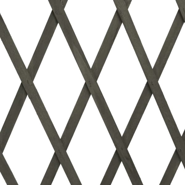 vidaXL espalier til haven 180x100 cm massivt fyrretræ grå - Havehegn