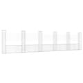 Miniatyrbillede 3 af 7: vidaXL gabionkurv med 6 stolper 620x20x150 cm U-facon jern -  Havehegn