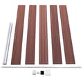 Pikkukuva 7 / 10: vidaXL Puutarha-aita WPC 175x105 cm ruskea -  Aitapaneelit