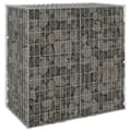 Miniatyrbillede 1 af 7: vidaXL gabionvæg med dæksler 100x60x100 cm galvaniseret stål -  Havehegn