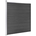 Pikkukuva 5 / 11: vidaXL Aitapaneelisarja WPC 526x186 cm musta -  Aitapaneelit