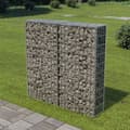 Pikkukuva 1 / 7: vidaXL Gabion-kivikori kansilla galvanoitu teräs 100x20x100 cm -  Aitapaneelit