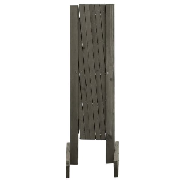 vidaXL espalier til haven 120x60 cm massivt fyrretræ grå - Havehegn
