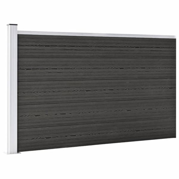 vidaXL Puutarha-aita WPC 175x105 cm harmaa -  Aitapaneelit