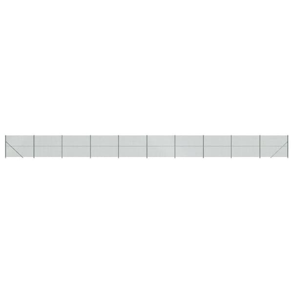 vidaXL trådhegn med flange 1,4x25 m grøn -  Havehegn