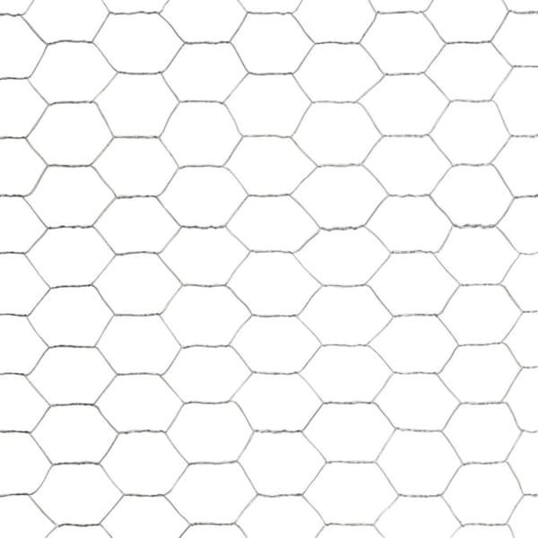 vidaXL hønsenet galvaniseret stål 25 x 1,5 m sølvfarvet - Havehegn