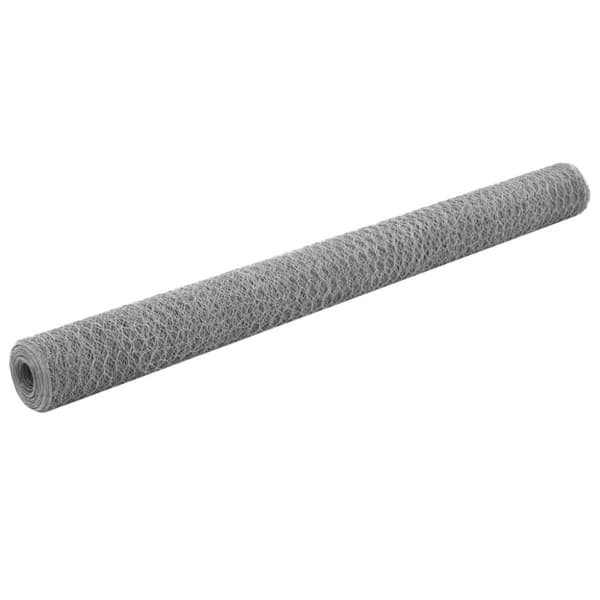 vidaXL hønsenet galvaniseret stål 25 x 1,5 m sølvfarvet - Havehegn