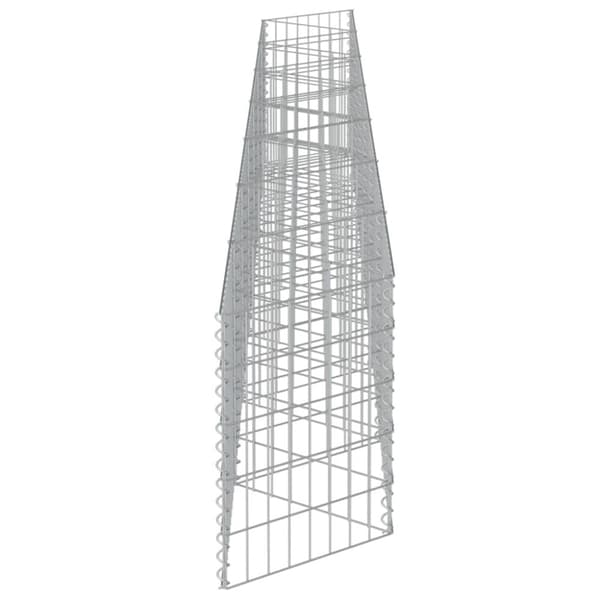 vidaXL Gabionseinä galvanoitu teräs 450x30x50 cm -  Aitapaneelit