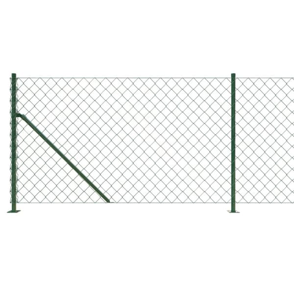 vidaXL Verkkoaita laipalla vihreä 1x10 m -  Aitapaneelit