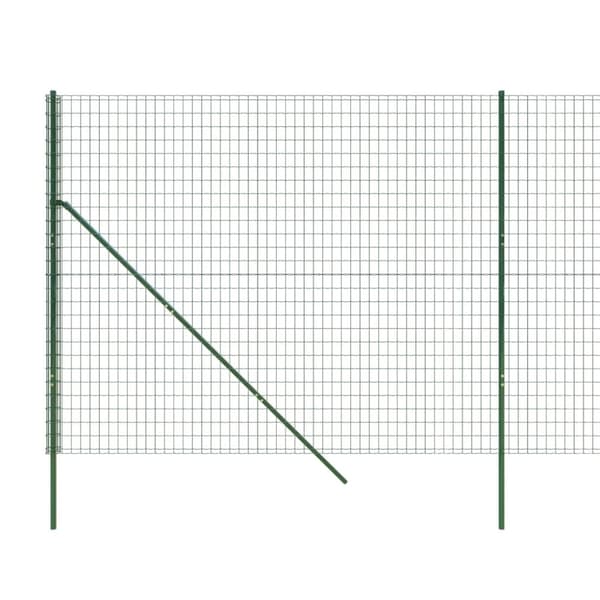 vidaXL Verkkoaita vihreä 2x25 m galvanoitu teräs -  Aitapaneelit