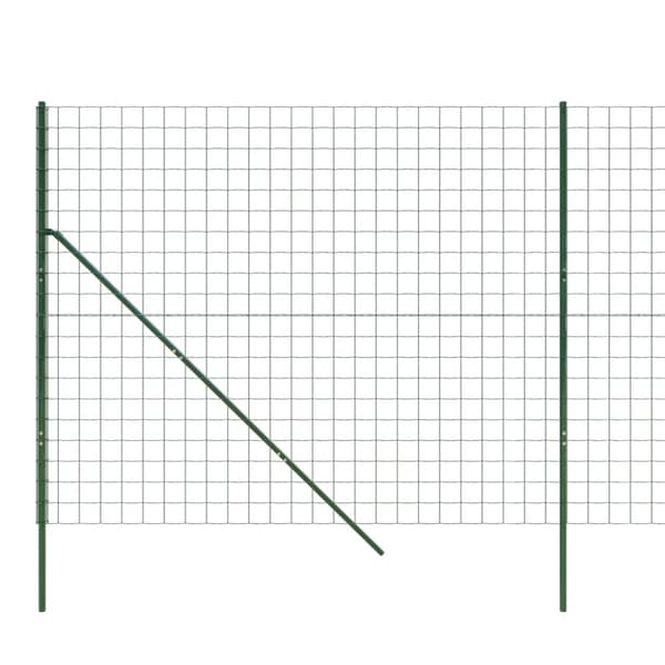 vidaXL Verkkoaita vihreä 1,8x25 m galvanoitu teräs - Aitapaneelit