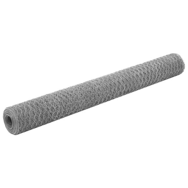 vidaXL Kanaverkko galvanoitu teräs 25x1,2 m hopea -  Aitapaneelit