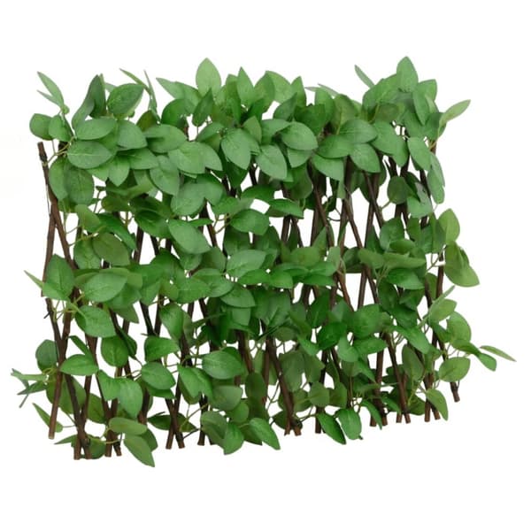 vidaXL Konstväxt murgröna spaljé expanderbar 5 st grön 180x30 cm -  Staket