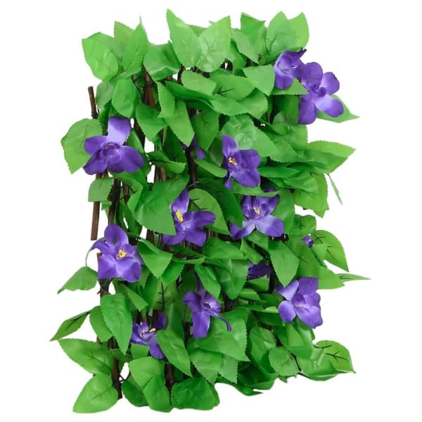 vidaXL Säleikkö tekomuratti laajennettava 5 kpl vihreä 180x20 cm -  Aitapaneelit