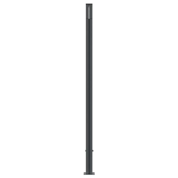 vidaXL hegnspanel 173x186 cm WPC brun -  Havehegn