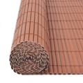 Miniatyrbillede 5 af 6: The Living Store dobbeltsidet havehegn 90x400 cm brun -  Havehegn