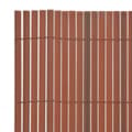 Miniatyrbillede 6 af 6: The Living Store dobbeltsidet havehegn 90x400 cm brun -  Havehegn