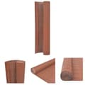 Miniatyrbillede 1 af 6: The Living Store dobbeltsidet havehegn 90x400 cm brun -  Havehegn