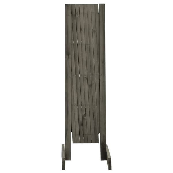 The Living Store Puutarhan säleikköaita harmaa 150x80 cm täysi kuusi -  Aitapaneelit