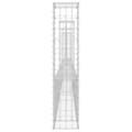 Miniatyrbillede 5 af 7: The Living Store gabionkurv med 4 stolper 380x20x100 cm U-facon jern -  Havehegn
