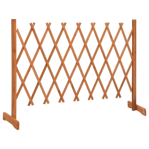 The Living Store espalier til haven 150x80 cm massivt fyrretræ orange -  Havehegn