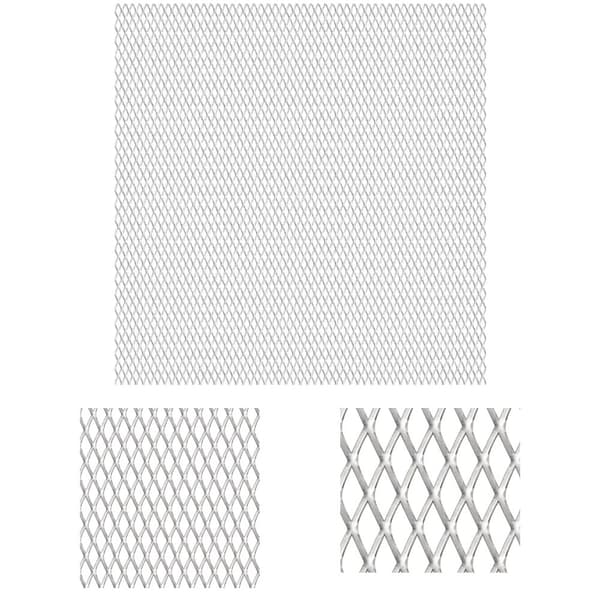 The Living Store trådnetspanel rustfrit stål 100 x 85 cm 20 x10 x 2 mm -  Havehegn