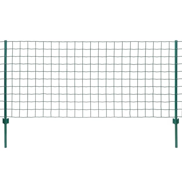 The Living Store Euro-aita teräs 20x0,8 m vihreä -  Aitapaneelit