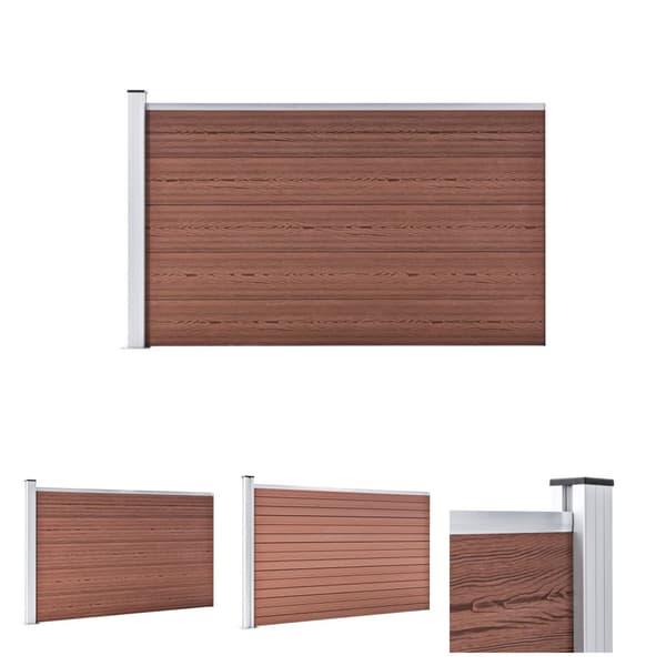 The Living Store havehegn 175x105 cm WPC brun - Havehegn