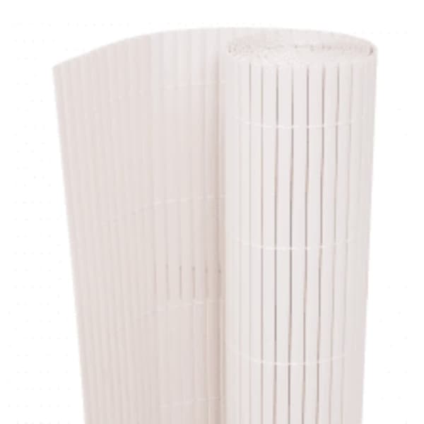 The Living Store dobbeltsidet havehegn 110x300 cm hvid -  Havehegn