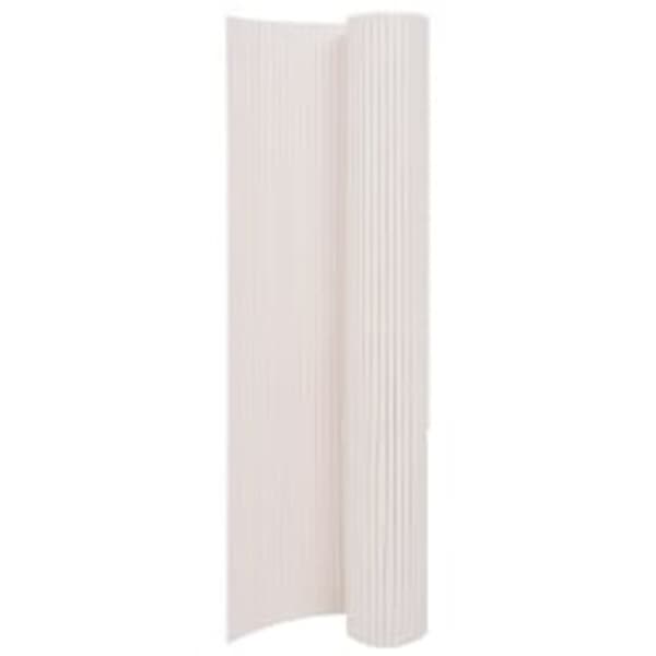 The Living Store dobbeltsidet havehegn 110x300 cm hvid -  Havehegn