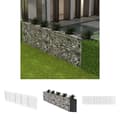Miniatyrbild 1 av 7: The Living Store Gabionkorg galvaniserat stål 300x30x100 cm -  Staket