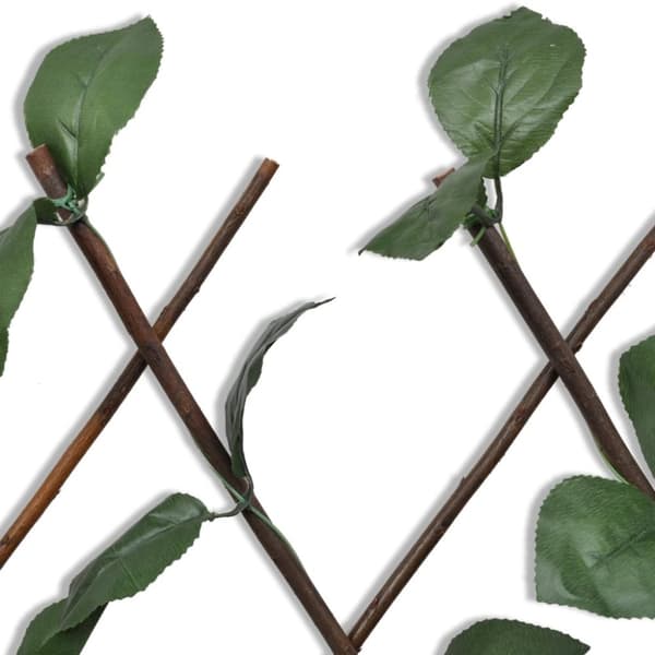 The Living Store pilehegn med espalier  med kunstige blade 5 stk. 180 x 90 cm -  Havehegn