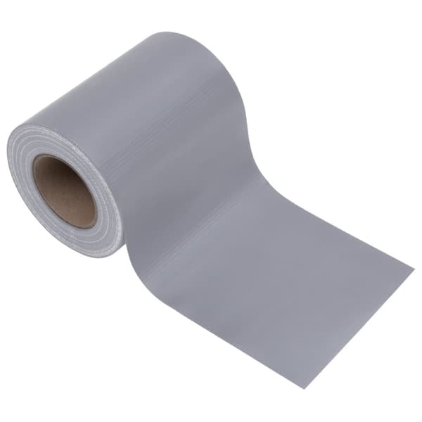 The Living Store haveskærm 35x0,19 m PVC mat lysegrå - Havehegn