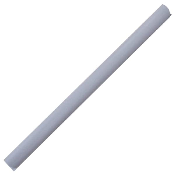 The Living Store haveskærm 35x0,19 m PVC mat lysegrå - Havehegn