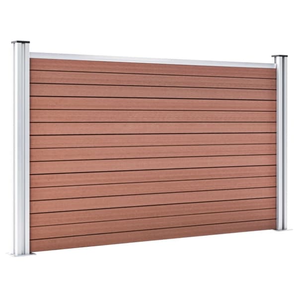 The Living Store havehegn 699 x 106 cm WPC brun - Havehegn