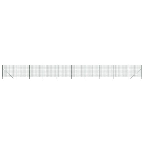The Living Store trådhegn 1,8x25 m galvaniseret stål grøn - Havehegn