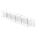 Miniatyrbillede 7 af 7: Havehegn - Living gabionkurv galvaniseret stål 300 x 30 x 50 cm