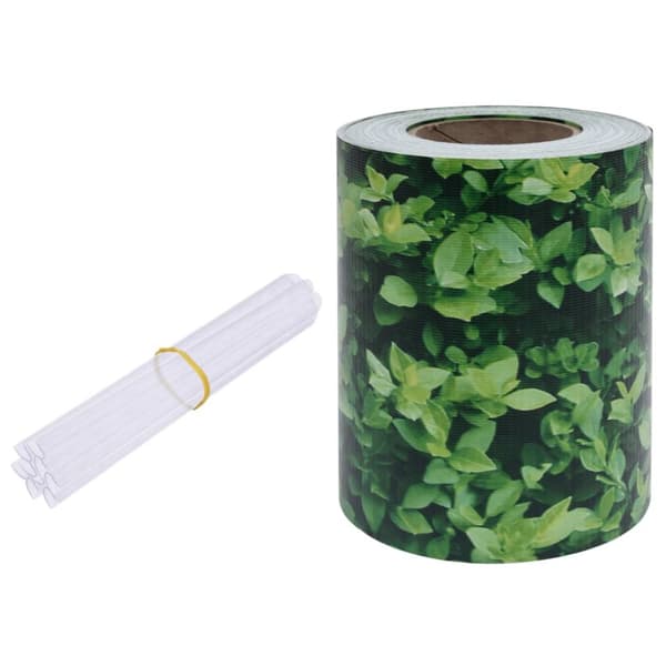 Havehegn - Living haveskærm 35x0,19 m PVC grøn