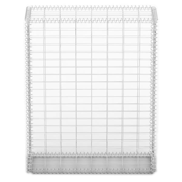Aitapaneelit - Living Gabion/kivikori kansilla galvanoitu vaijeri 100x80x30 cm