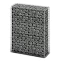 Pikkukuva 2 / 6: Aitapaneelit - Living Gabion/kivikori kansilla galvanoitu vaijeri 100x80x30 cm