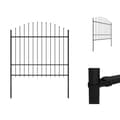 Miniatyrbillede 1 af 4: Havehegn - Living havehegn med spydtop (1,5-1,75) x 1,7 m stål sort