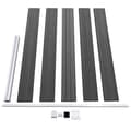 Miniatyrbillede 7 af 11: Havehegn - Living hegnspanelsæt 699x105 cm WPC sort