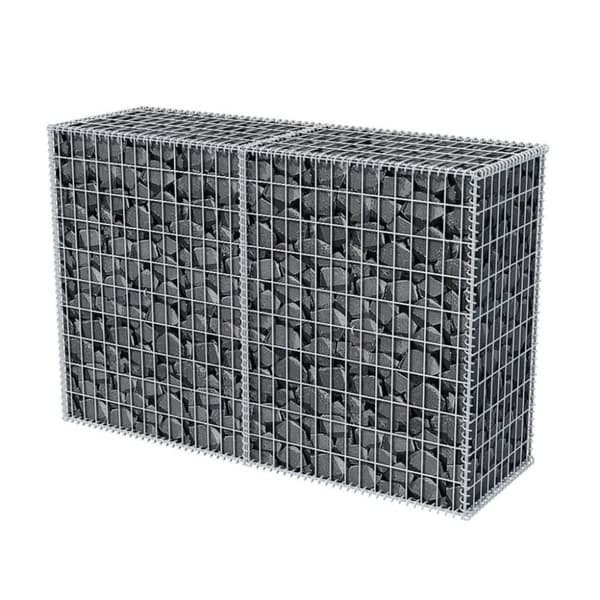 Havehegn - Living gabionkurv galvaniseret stål 150x50x100 cm