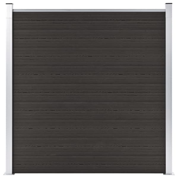Havehegn - Living hegnspanel 180x186 cm WPC sort