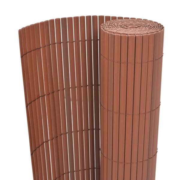 Havehegn - Living dobbeltsidet havehegn PVC 90 x 300 cm brun
