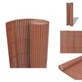 Miniatyrbillede 1 af 6: Havehegn - Living dobbeltsidet havehegn PVC 90 x 300 cm brun