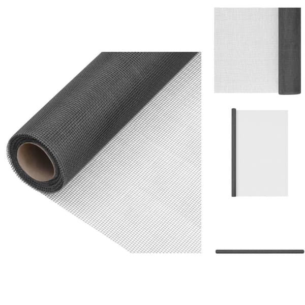Havehegn - Living net 112x2000 cm glasfiber sort