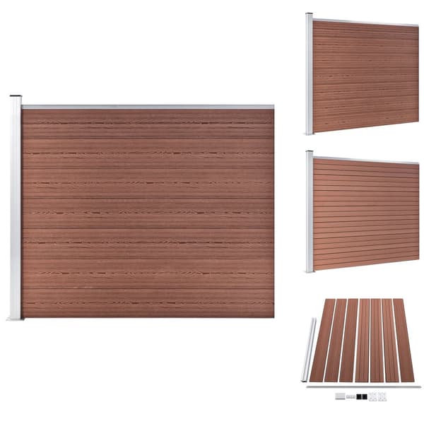 Aitapaneelit - Living Aitapaneeli WPC 175x146 cm ruskea