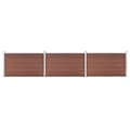 Miniatyrbillede 2 af 10: Havehegn - Living havehegn 526 x 106 cm WPC brun